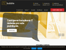 Tablet Screenshot of itbubble.sk